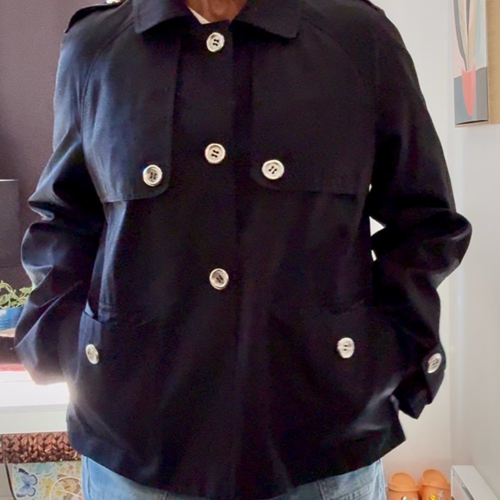 Calvin Klein Black Swing Jacket